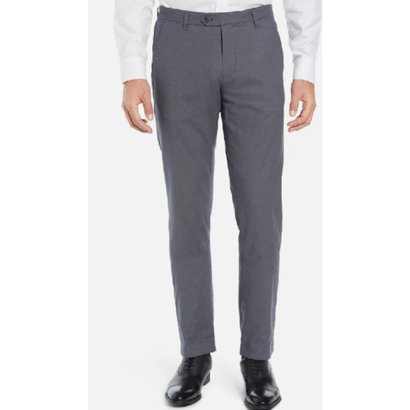 Ted Baker Penguin Slim Fit Classic Trouser Pants Mid Blue Mens Size 31R 31X31 - Picture 7 of 9